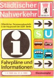 Fahrpläne des städtischen Nahverkehrs